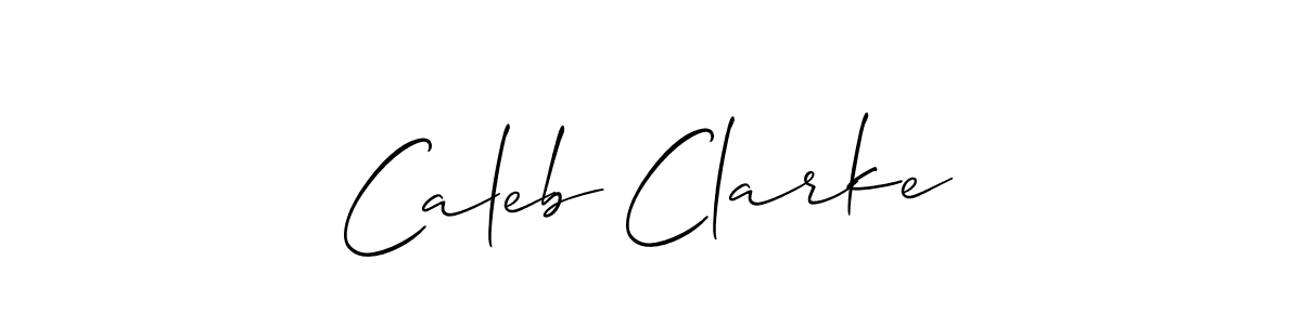 Allison_Script is a professional signature style that is perfect for those who want to add a touch of class to their signature. It is also a great choice for those who want to make their signature more unique. Get Caleb Clarke name to fancy signature for free. Caleb Clarke signature style 2 images and pictures png